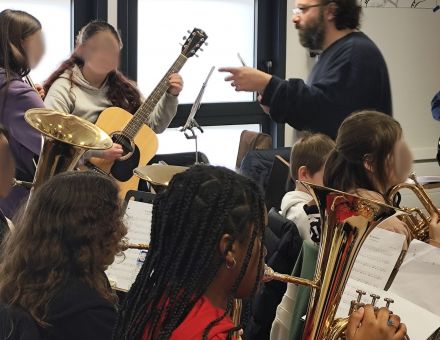 Orchestre a l'école